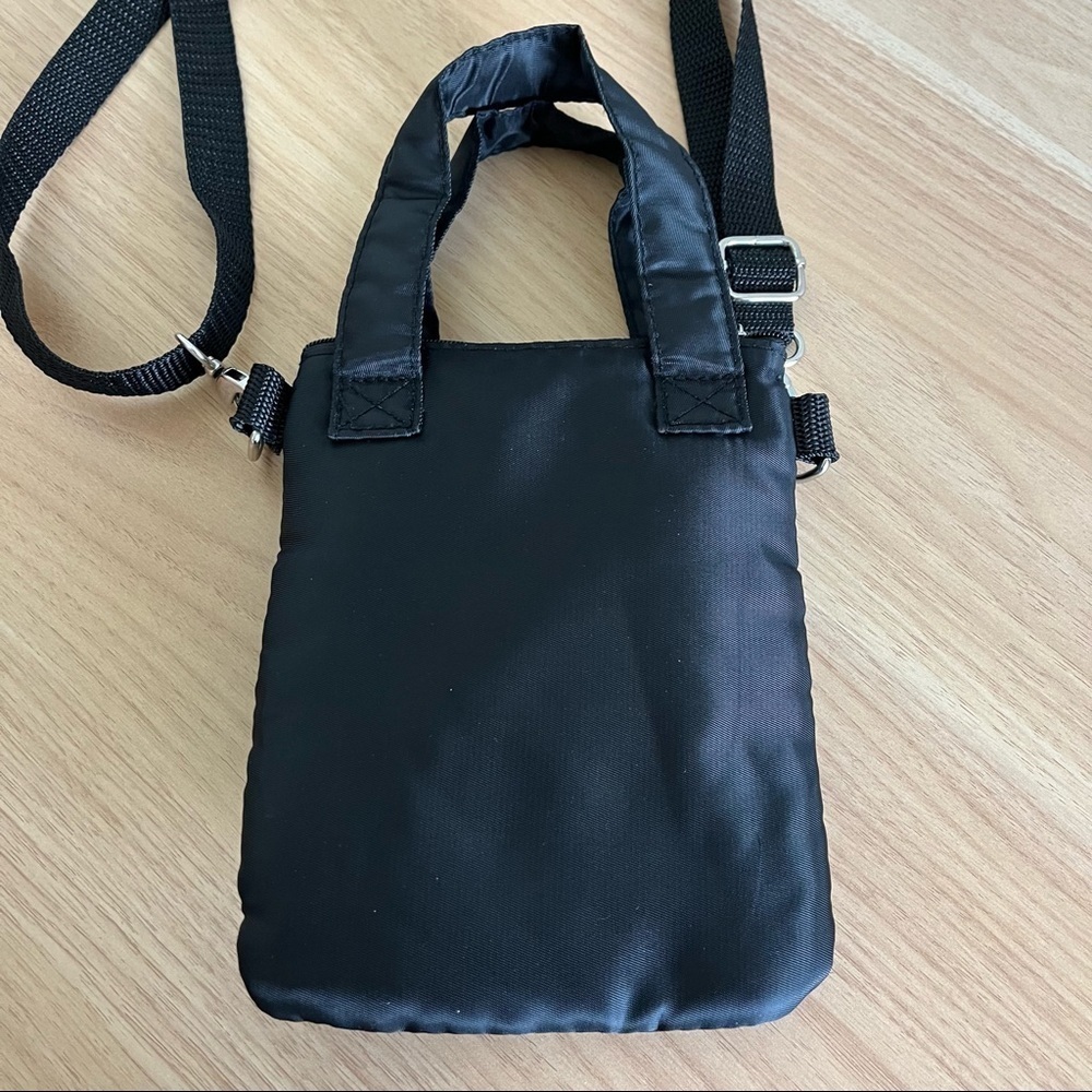 LEE Japan Mini Helmet Bag Black Crossbody Strap - Picture 6 of 6